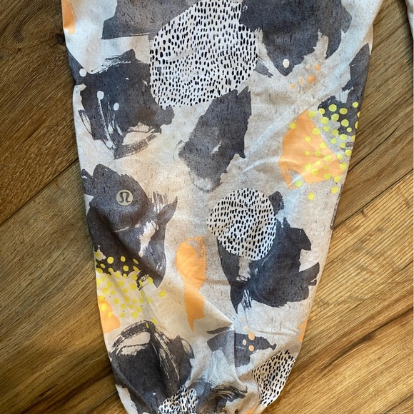 Lululemon Om Pant Mini Art Pop white Multi/ slate - Picture 7 of 10